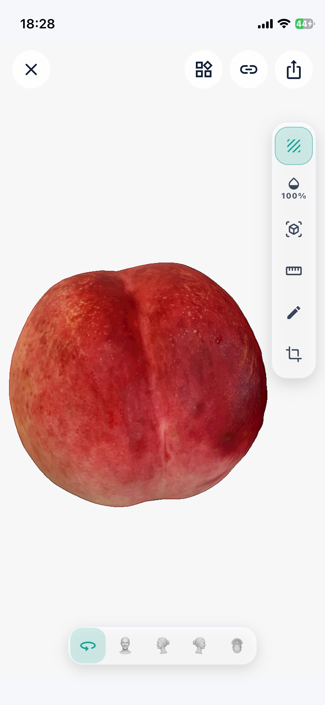 Textured reconstruction showing surface detail